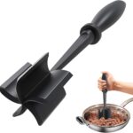 Ground Beef Smasher, Nylon Hamburger Chopper Utensil