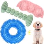 Dog Chew Toys for Puppy Teething, 3Pack 2-8 Months Puppies